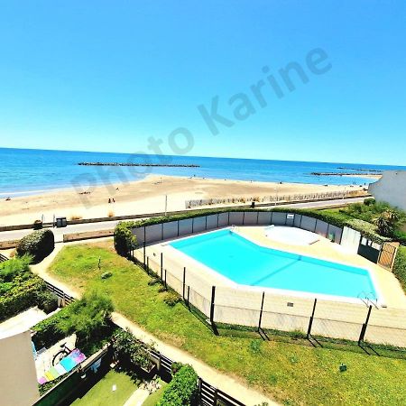 Appartement 1Ere Ligne Piscine Terrasse Au Bord De La Plage Front De Mer Avec 6 Velos Palavas-les-Flots Exteriér fotografie