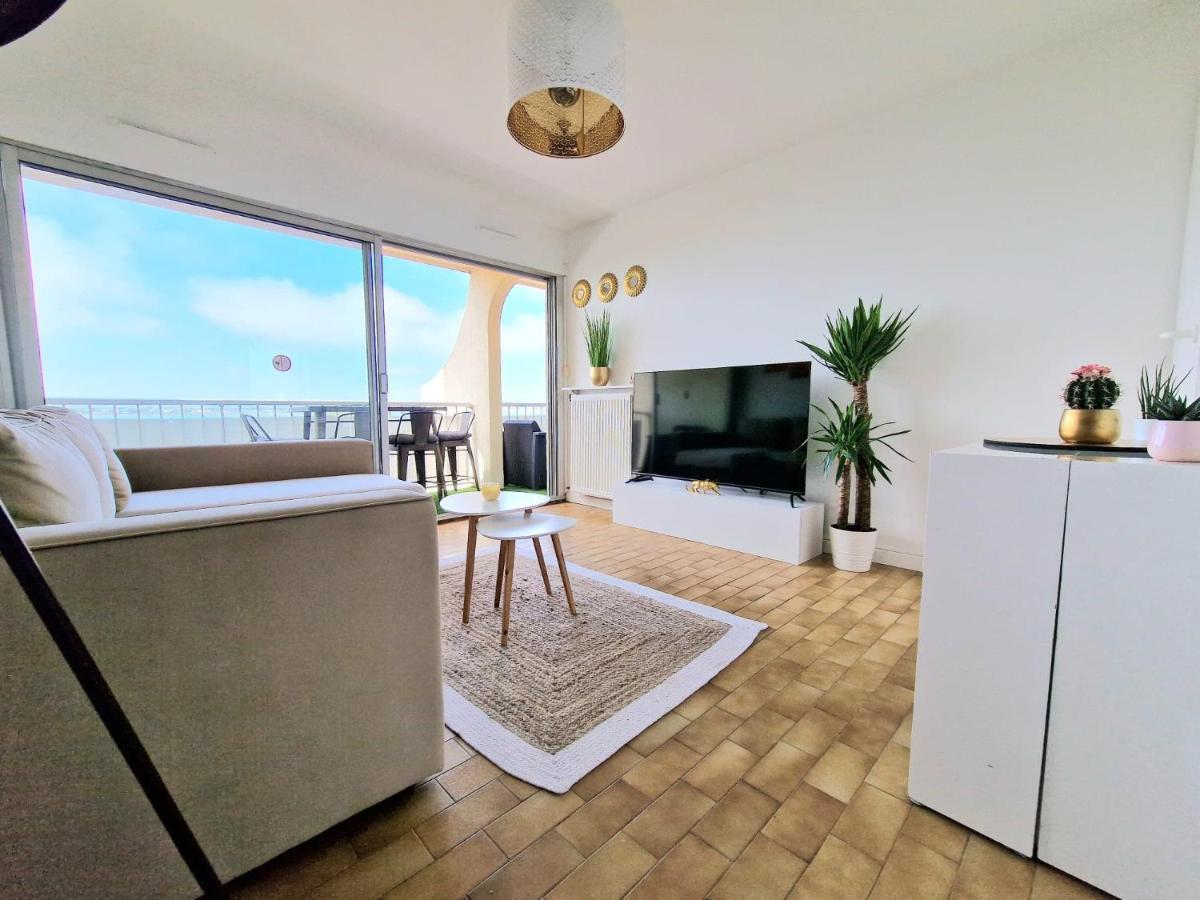 Appartement 1Ere Ligne Piscine Terrasse Au Bord De La Plage Front De Mer Avec 6 Velos Palavas-les-Flots Exteriér fotografie
