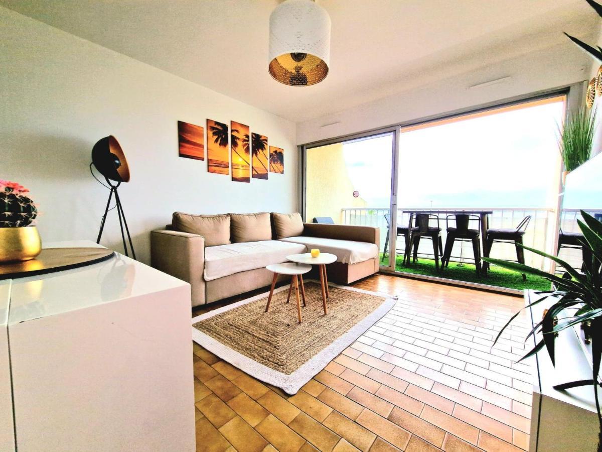 Appartement 1Ere Ligne Piscine Terrasse Au Bord De La Plage Front De Mer Avec 6 Velos Palavas-les-Flots Exteriér fotografie